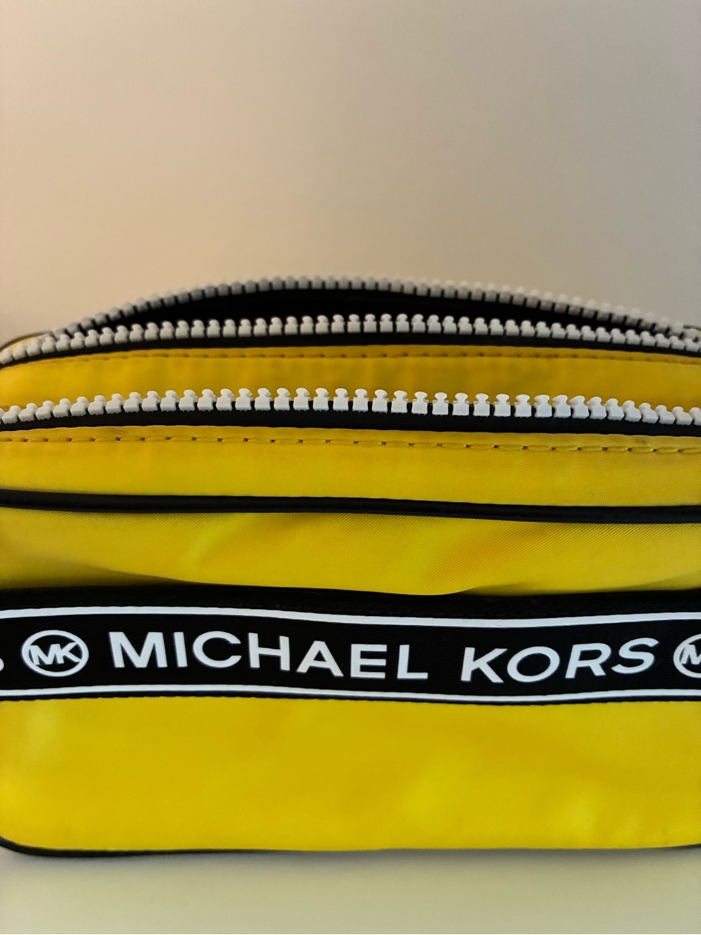 Michael Kors Yellow Belt Bag with Branded Tape